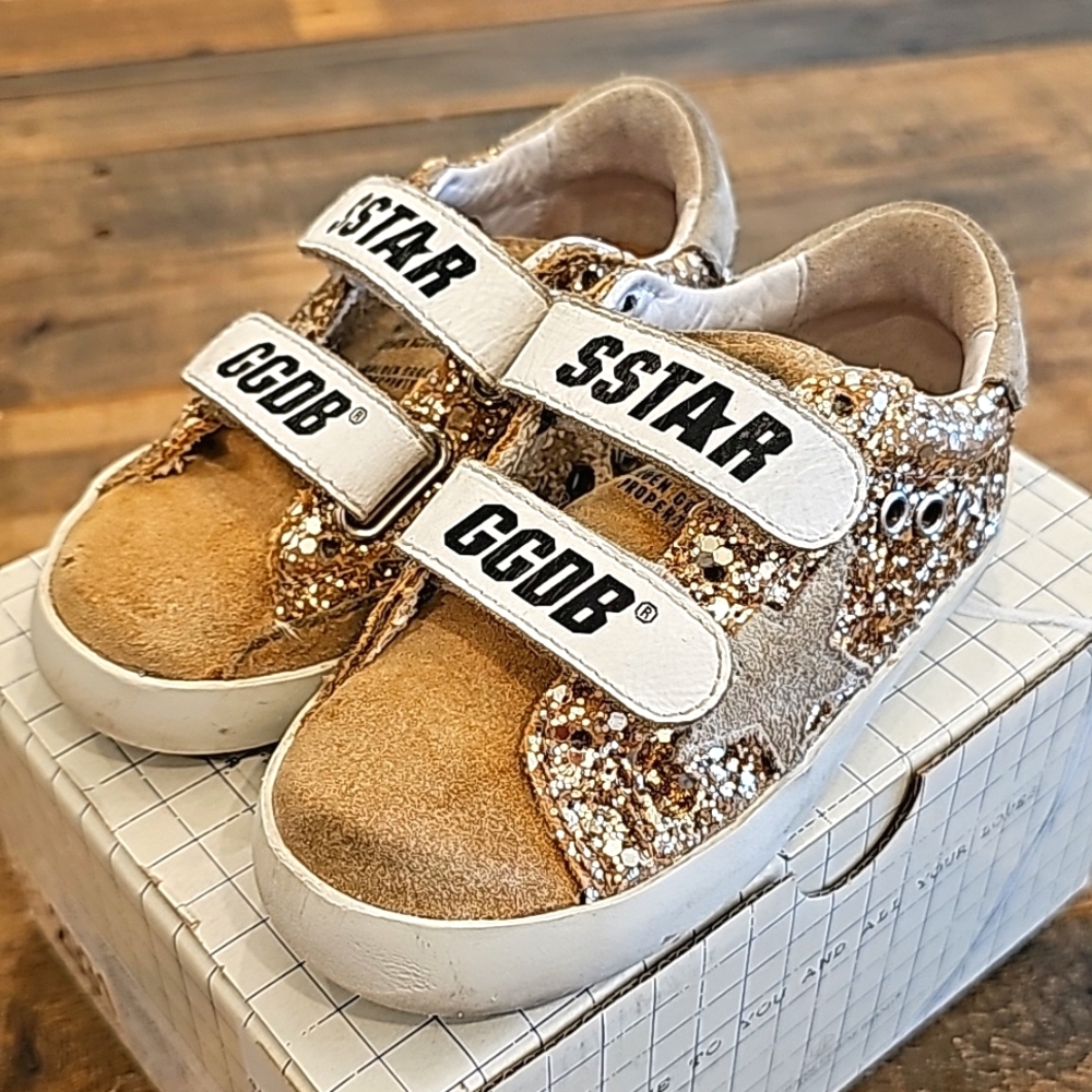 Golden Goose Sneakers Gold Toddler size 7
